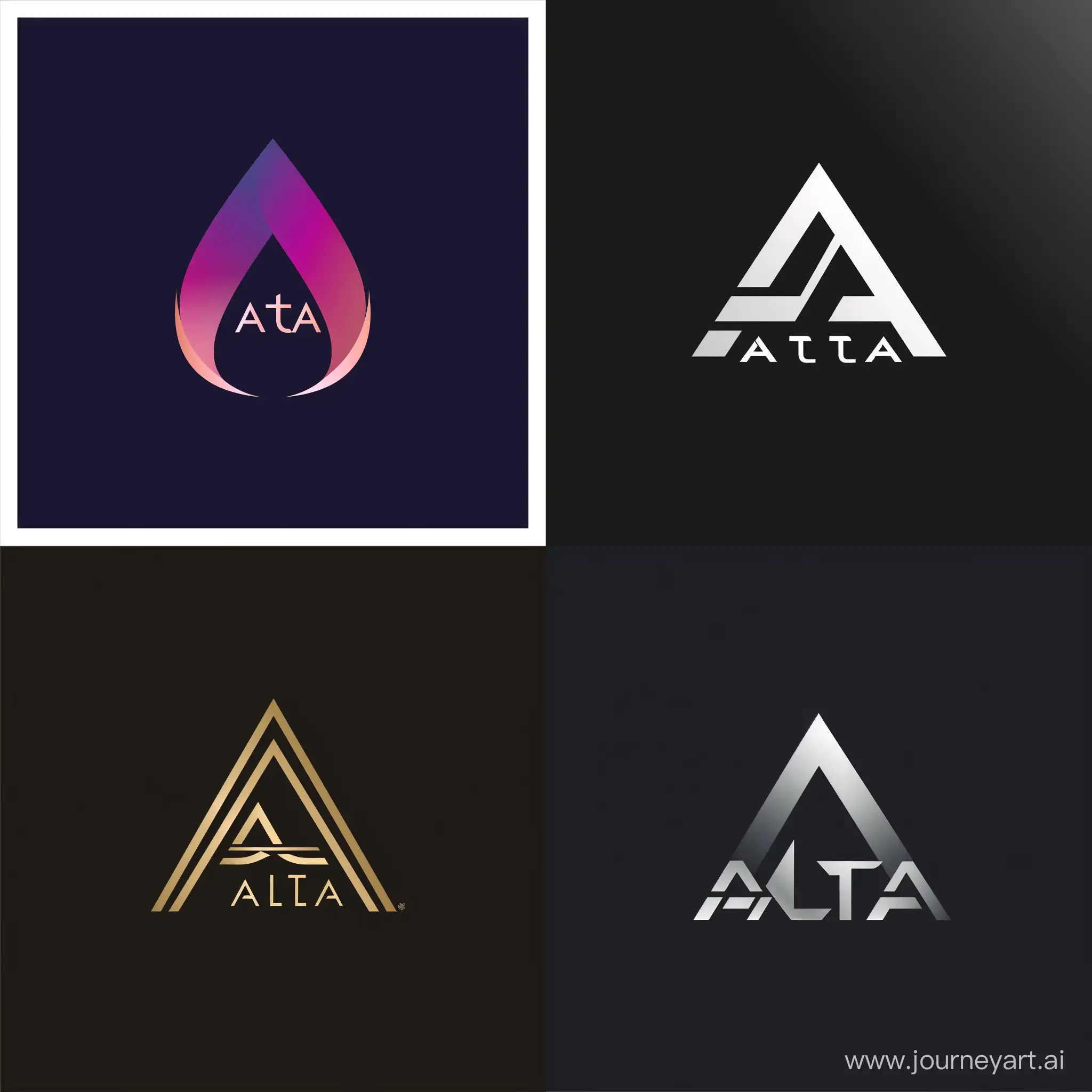 Логотип для маркетинговой компании Alta