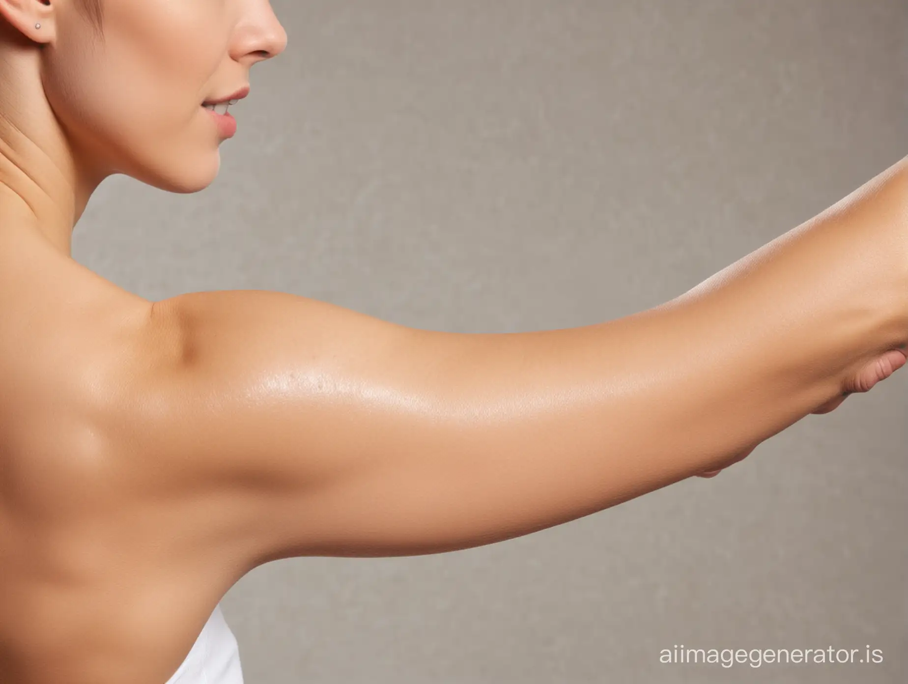 Remove hairs from arms
