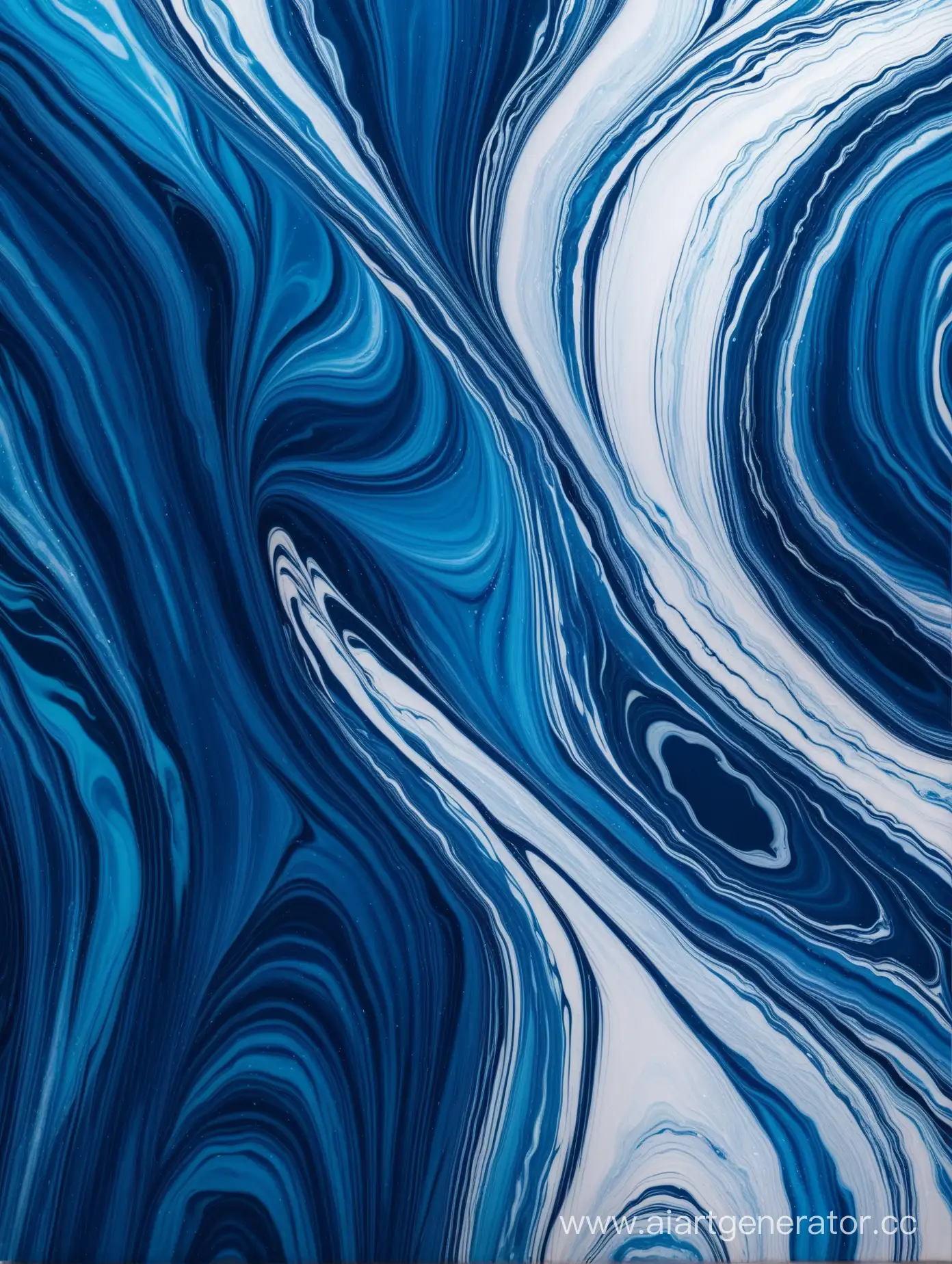 dark blue marble texture background. Marble fluid art with silver veins