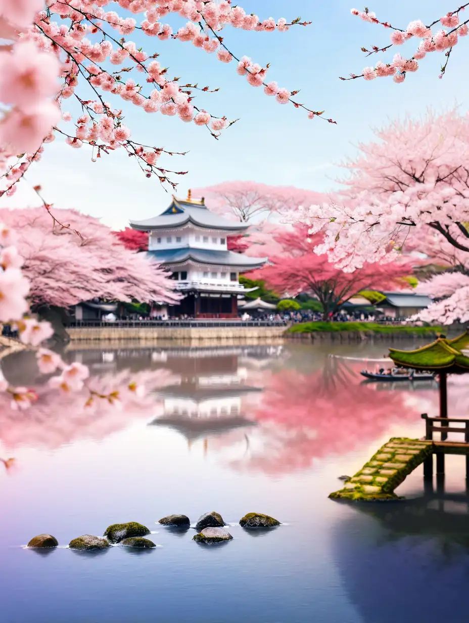 Tranquil Cherry Blossom in Springtime