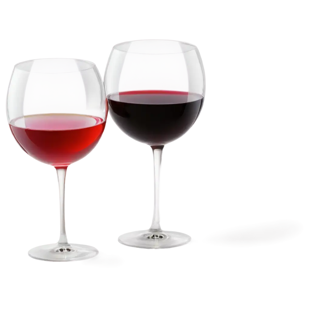 Create Beautiful high quality two glass of Wine