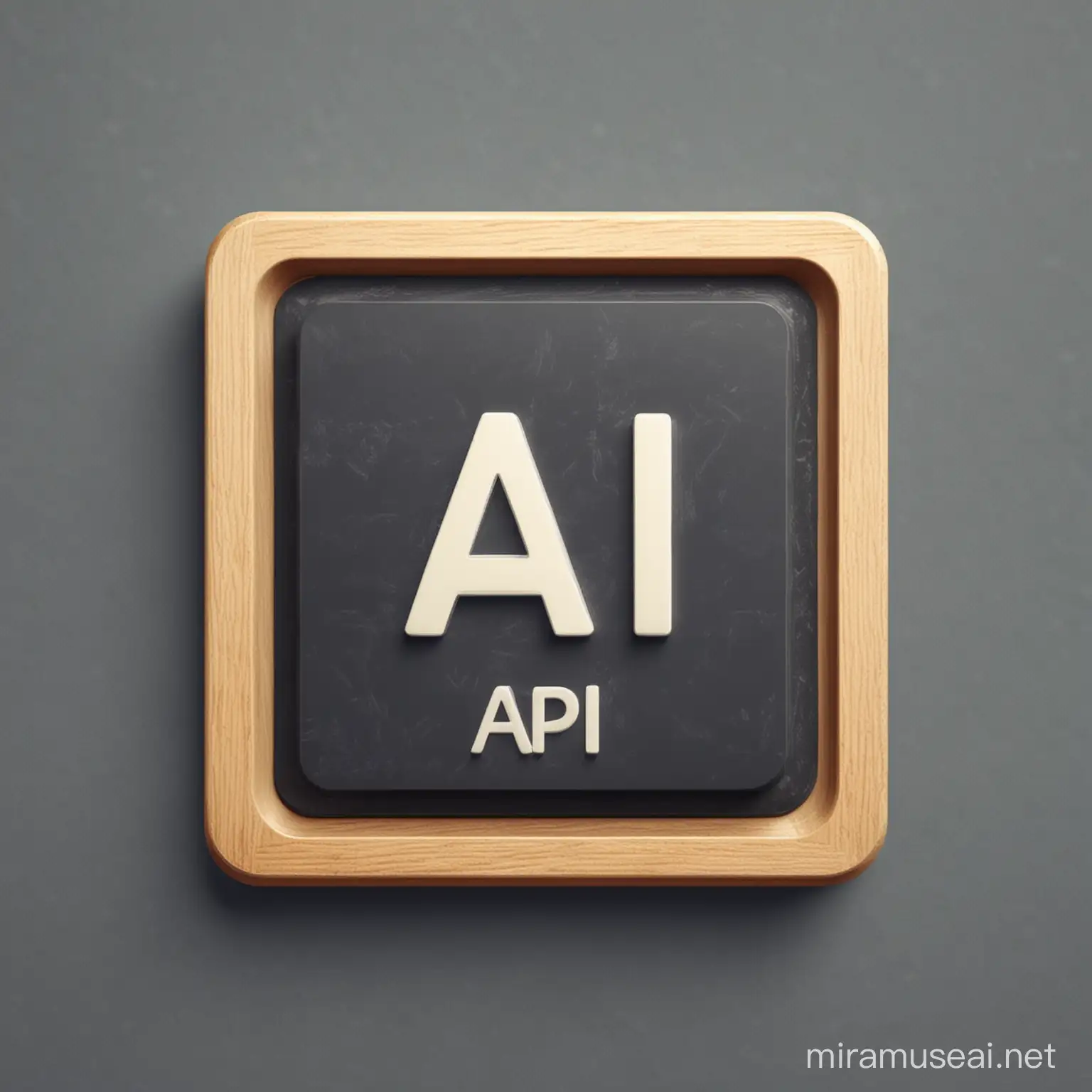 Square API Icon with Mathematical Formula