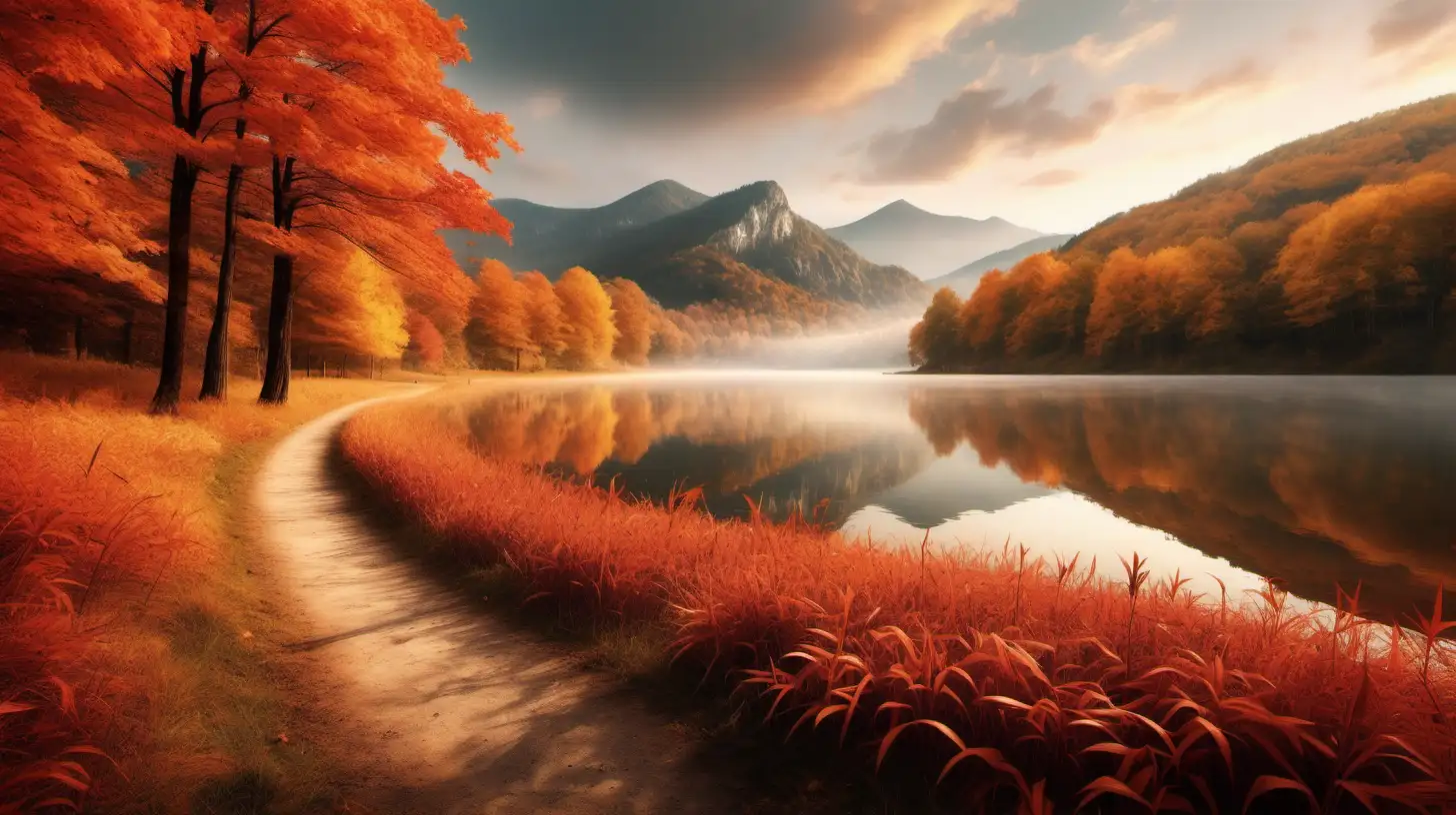 Stunning Autumn Scenery in Natural Landscapes