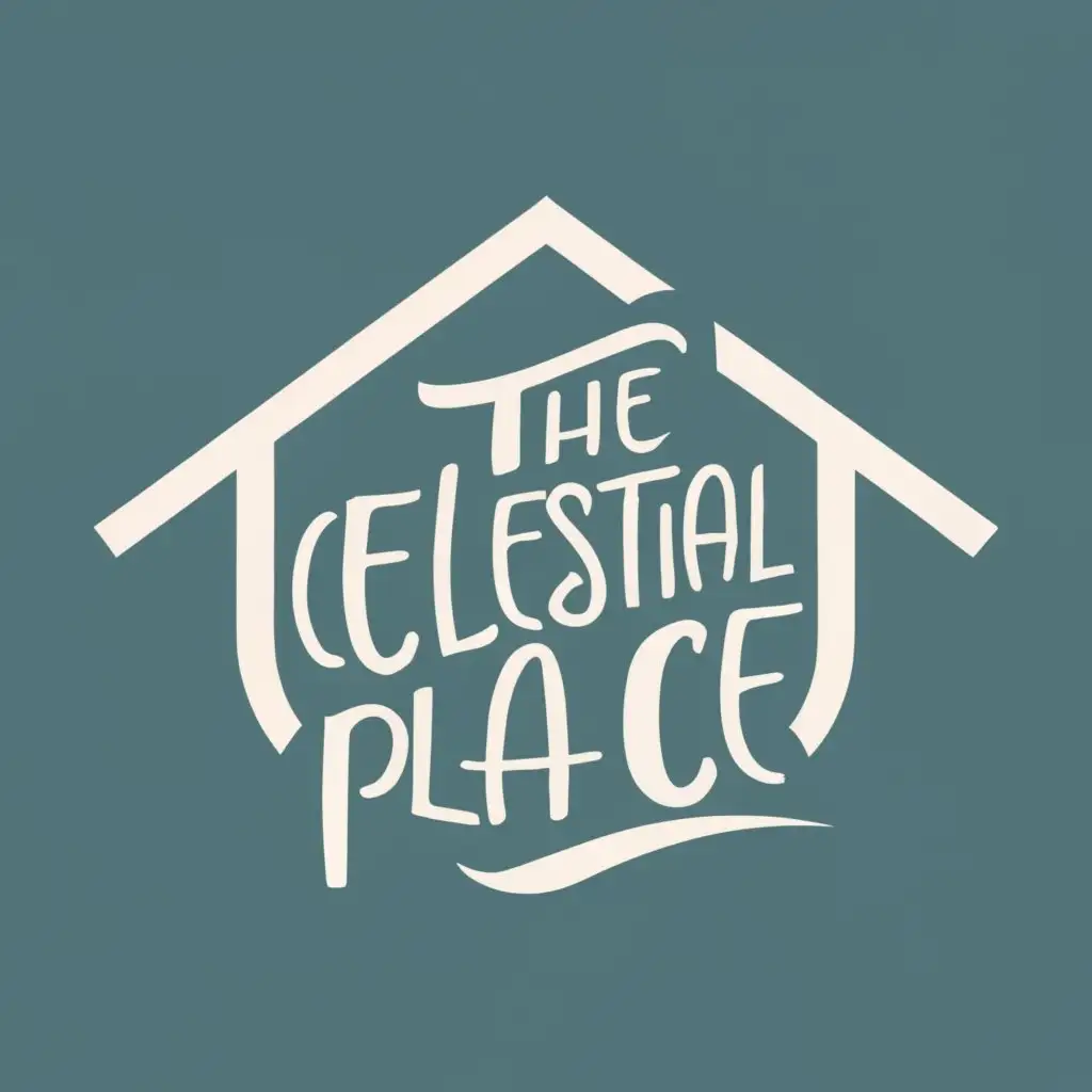 logo, The Celestial Place designs and creates beautiful, functional, and effortless living spaces which make you feel at peace in your home., with the text "The Celestial Place", typography, be used in Beauty Spa industry