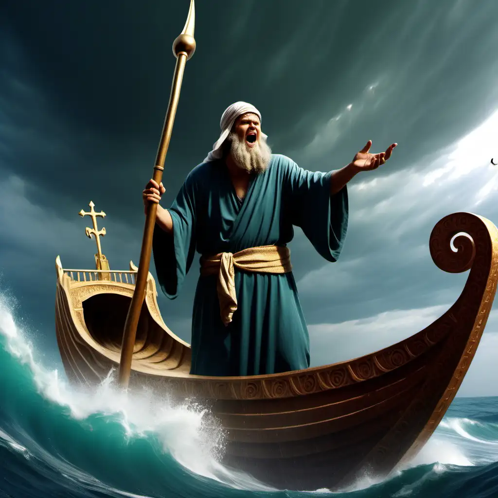 Prophet Jonah Biblical Illustration