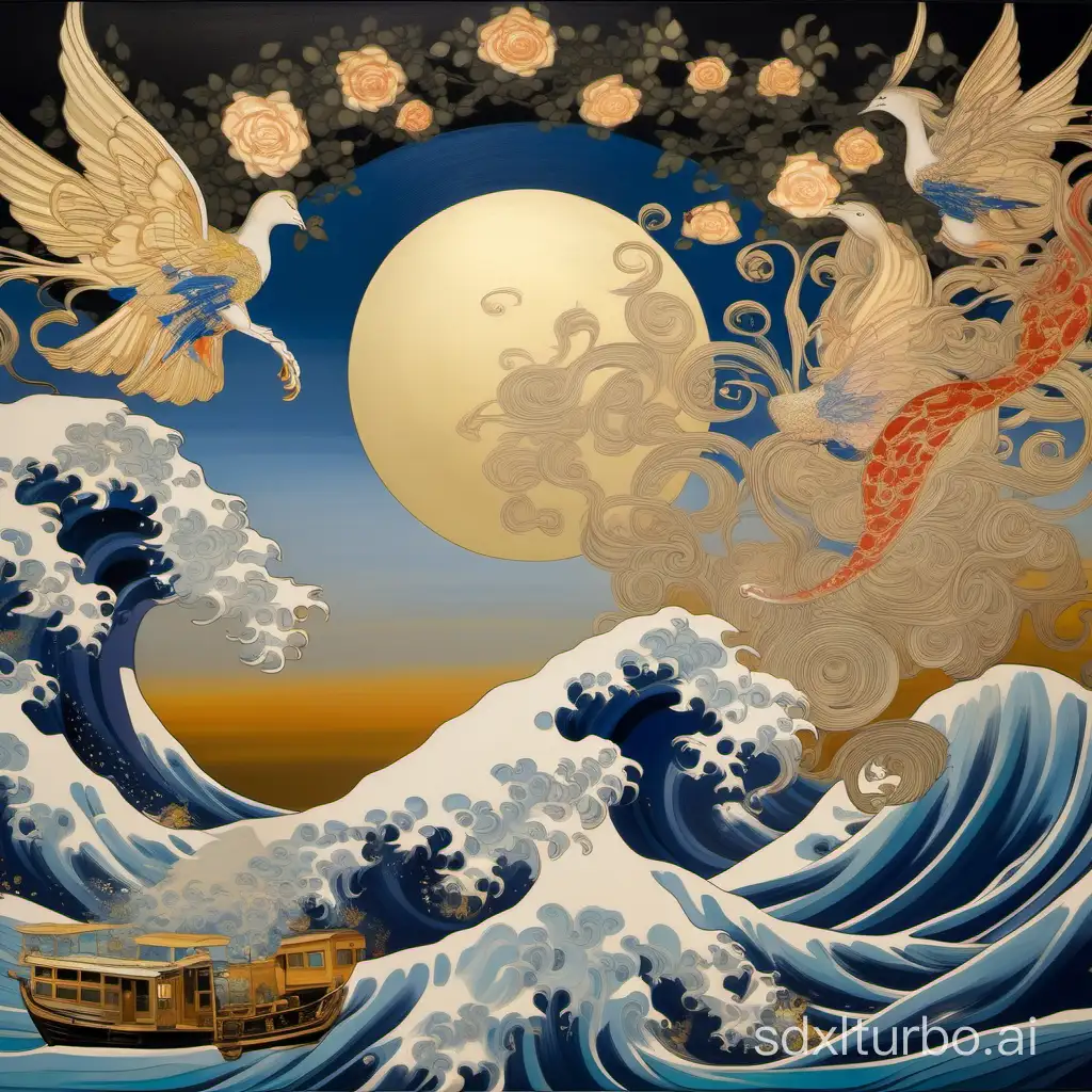 Renaissance-Heaven-Ukiyoe-Inspired-Art-with-Dale-Chihuly-and-Van-Gogh-Influences