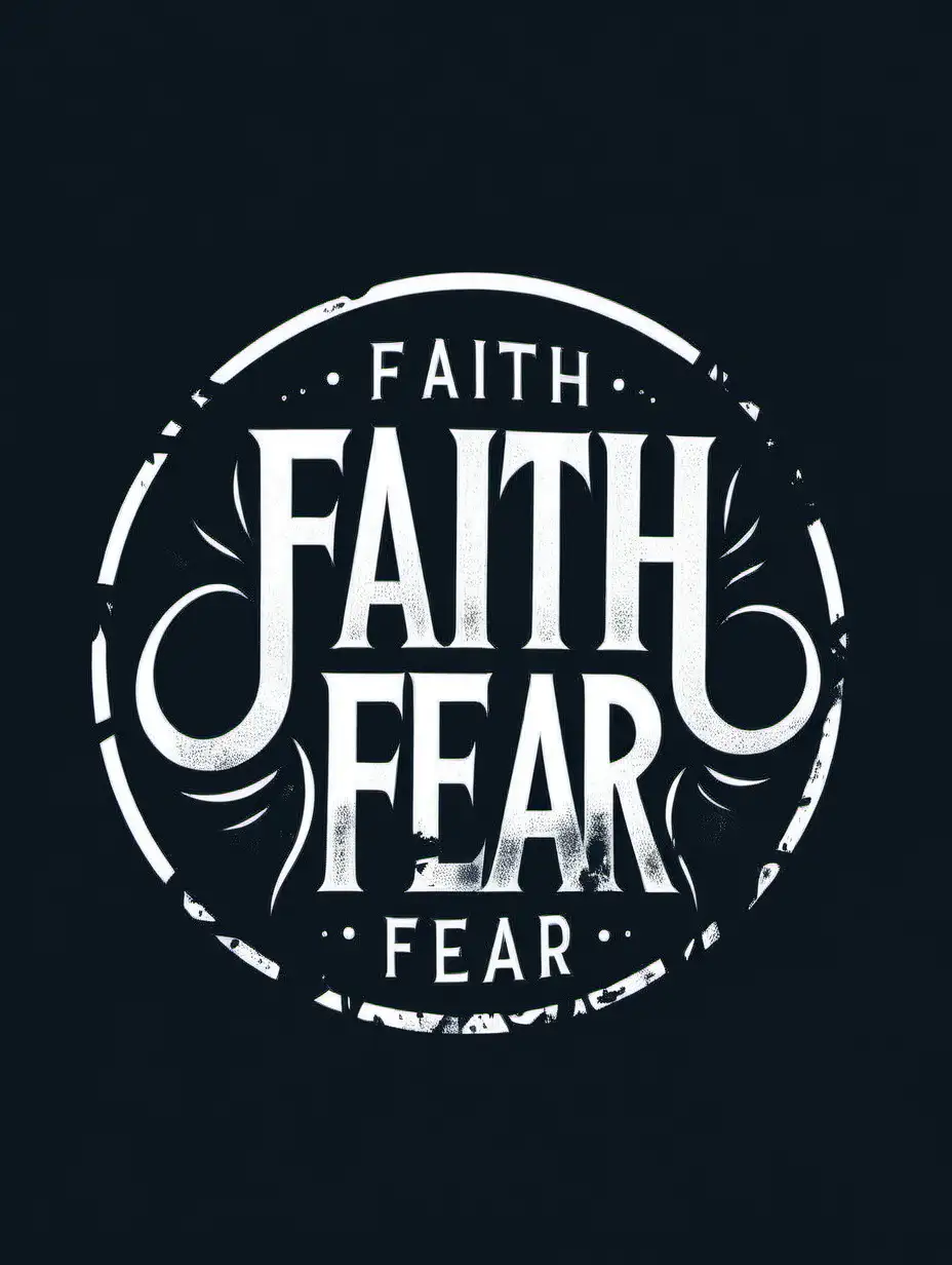 Inspiring Faith Over Fear Logo Design for Empowering Messages