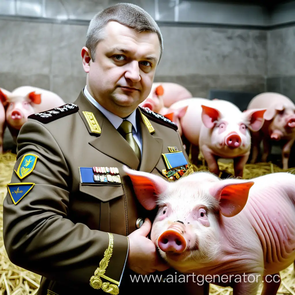 Министр обороны Украины Свинья
