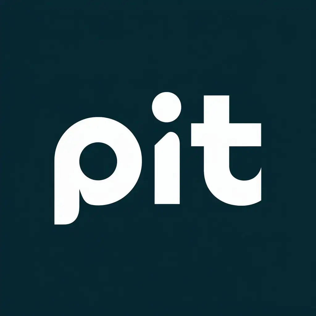 logo, assistant, with the text "pit", typography, be used in Technology industry