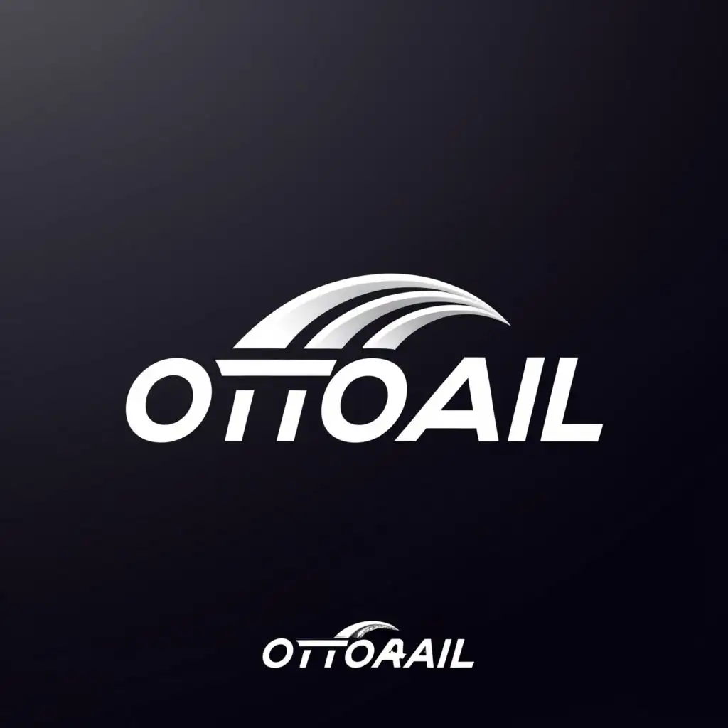 a logo design,with the text "Ottorail", main symbol:Fox tail, be used in Automotive industry