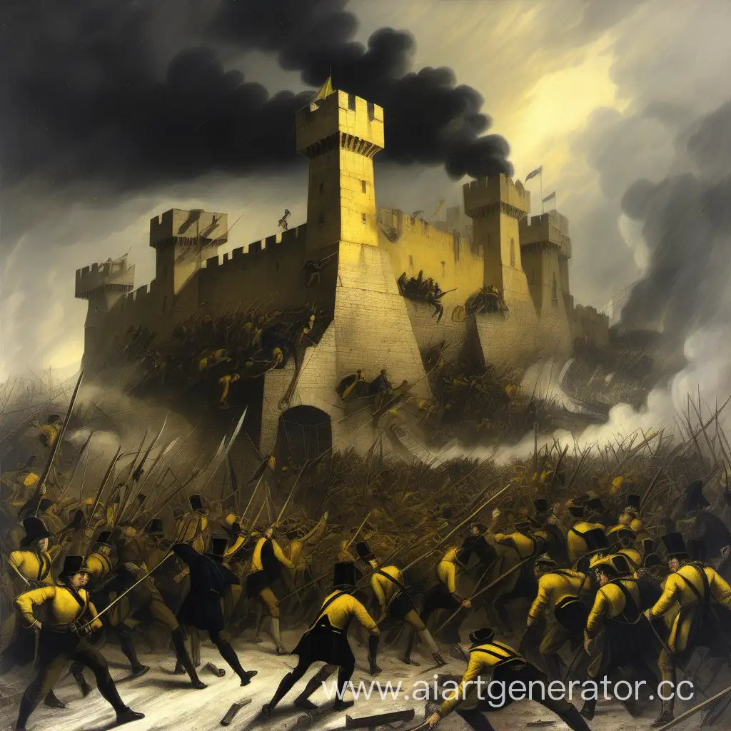 19th-Century-Rebellion-Black-and-Yellow-Sweatshirt-Warriors-Conquer-Fortress