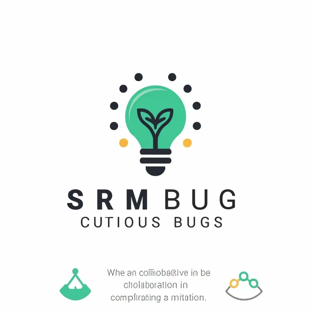 LOGO-Design-For-SRM-CURIOUS-BUGS-Collaborative-Platform-Logo-for-Students-in-the-Technology-Industry