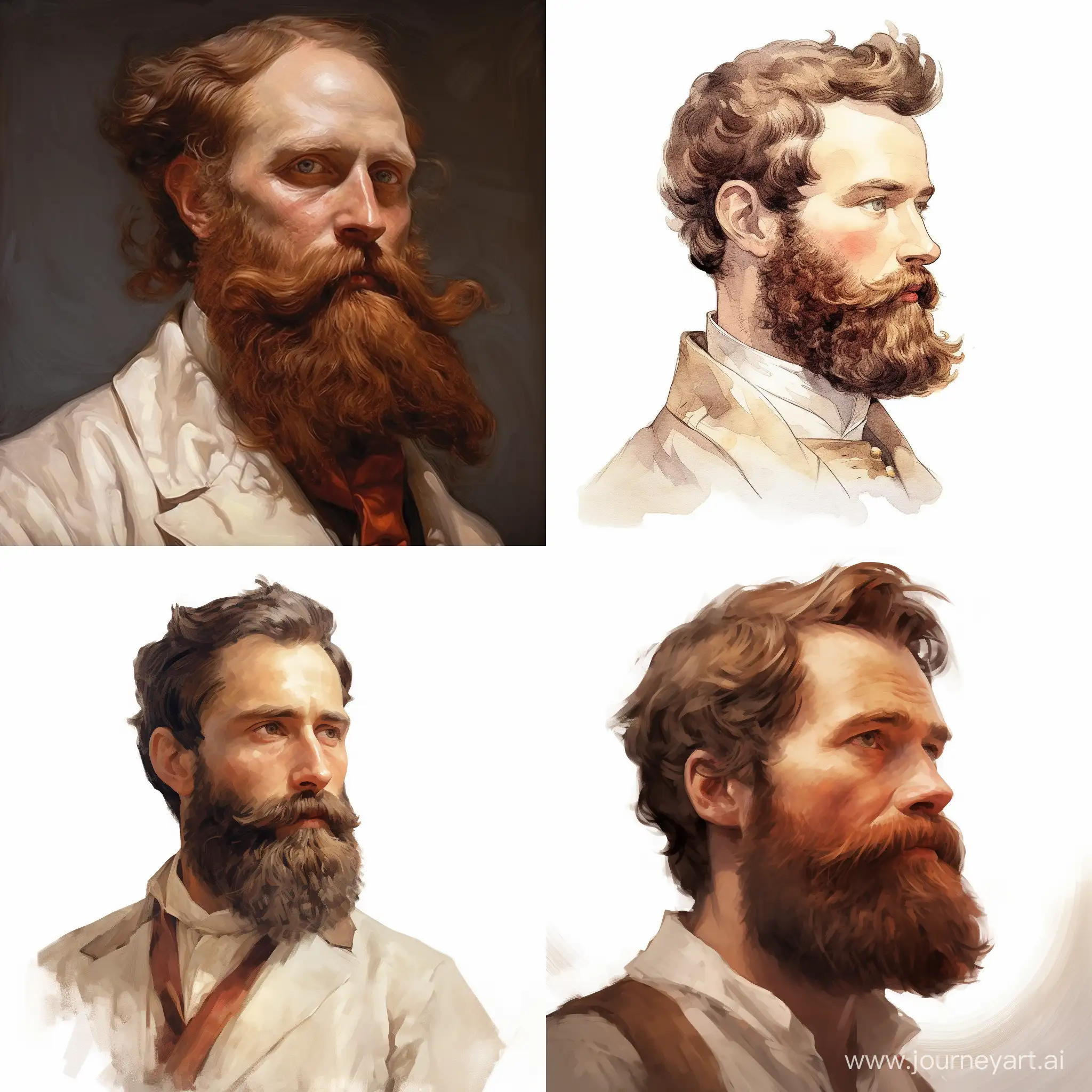 Bearded-Man-with-Broad-Shoulders-in-Striking-Reddish-Lighting