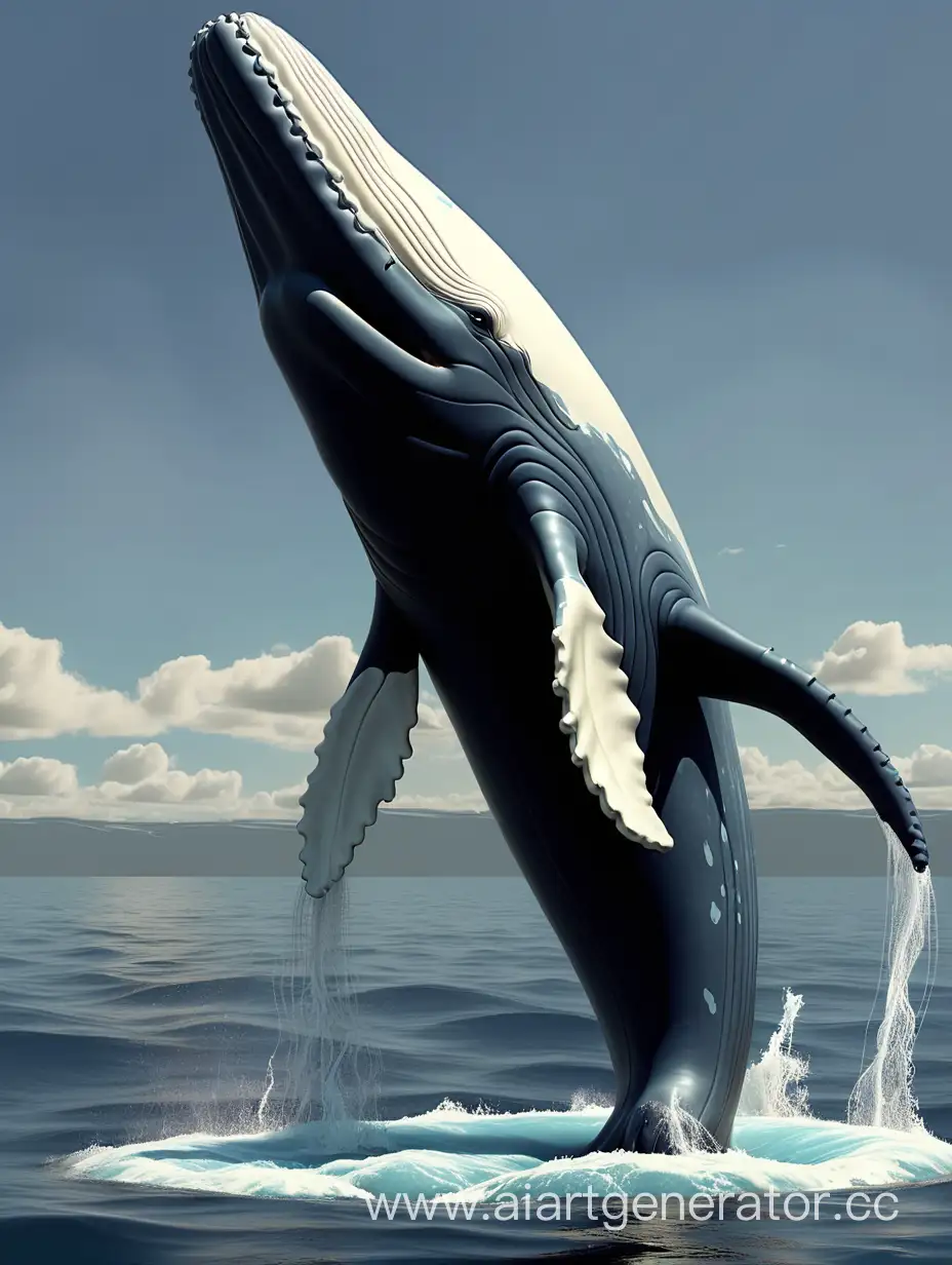 добрый и мудрый кит по имени  Хоан. Он был необыкновенно большим и красивым китом. Плавал в океане с несравненной грацией и мощью