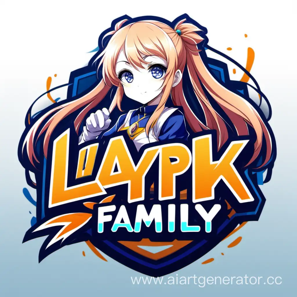 нарисуй лого для Layp1k family , чтобы был аниме перс 