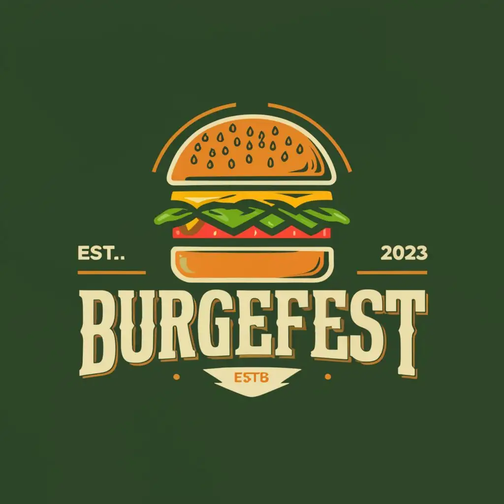 a logo design,with the text "The Barley House Burgerfest", main symbol:burger,Moderate,be used in Restaurant industry,clear background
