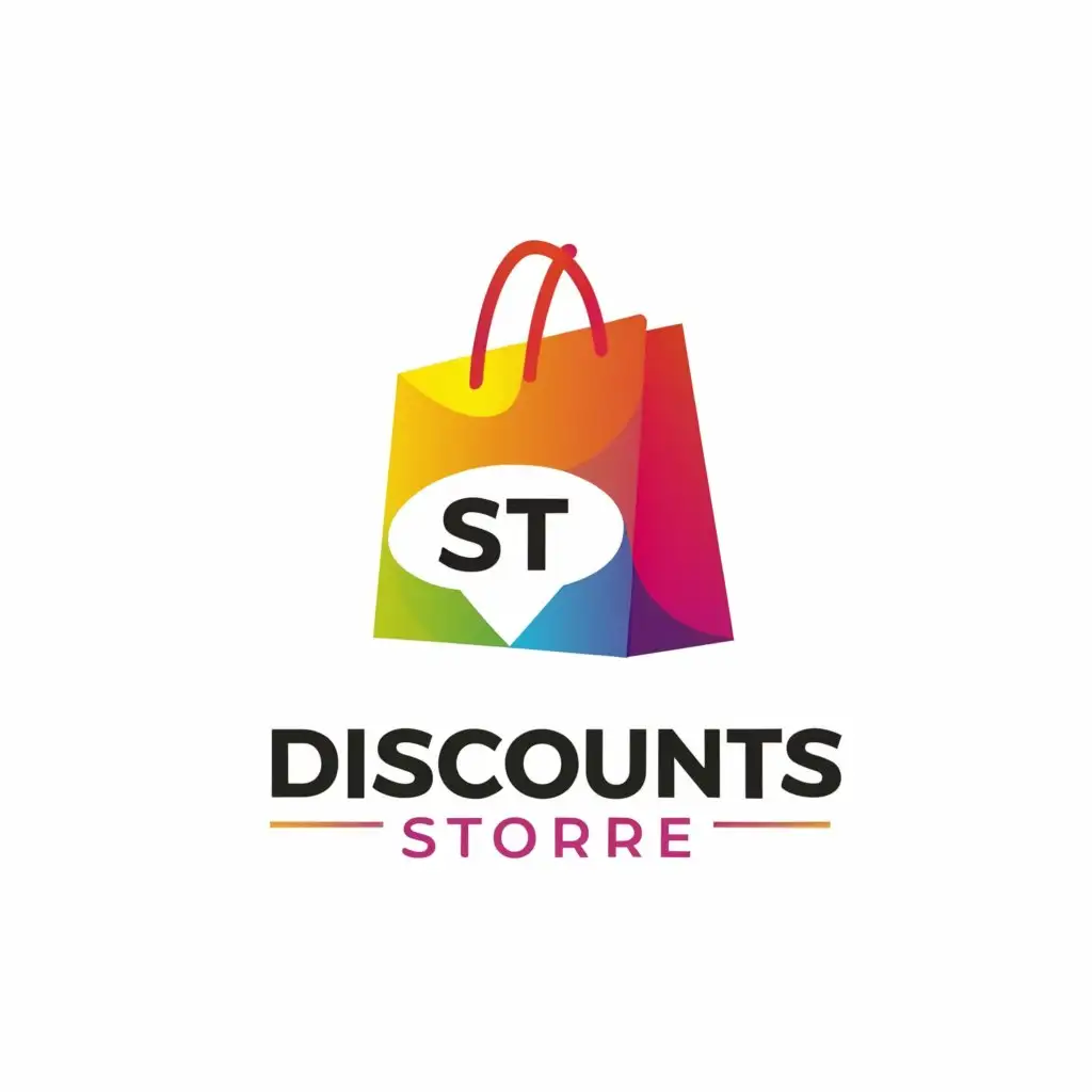 LOGO-Design-For-DiscountsStore-Sleek-Shop-Symbol-for-Internet-Industry