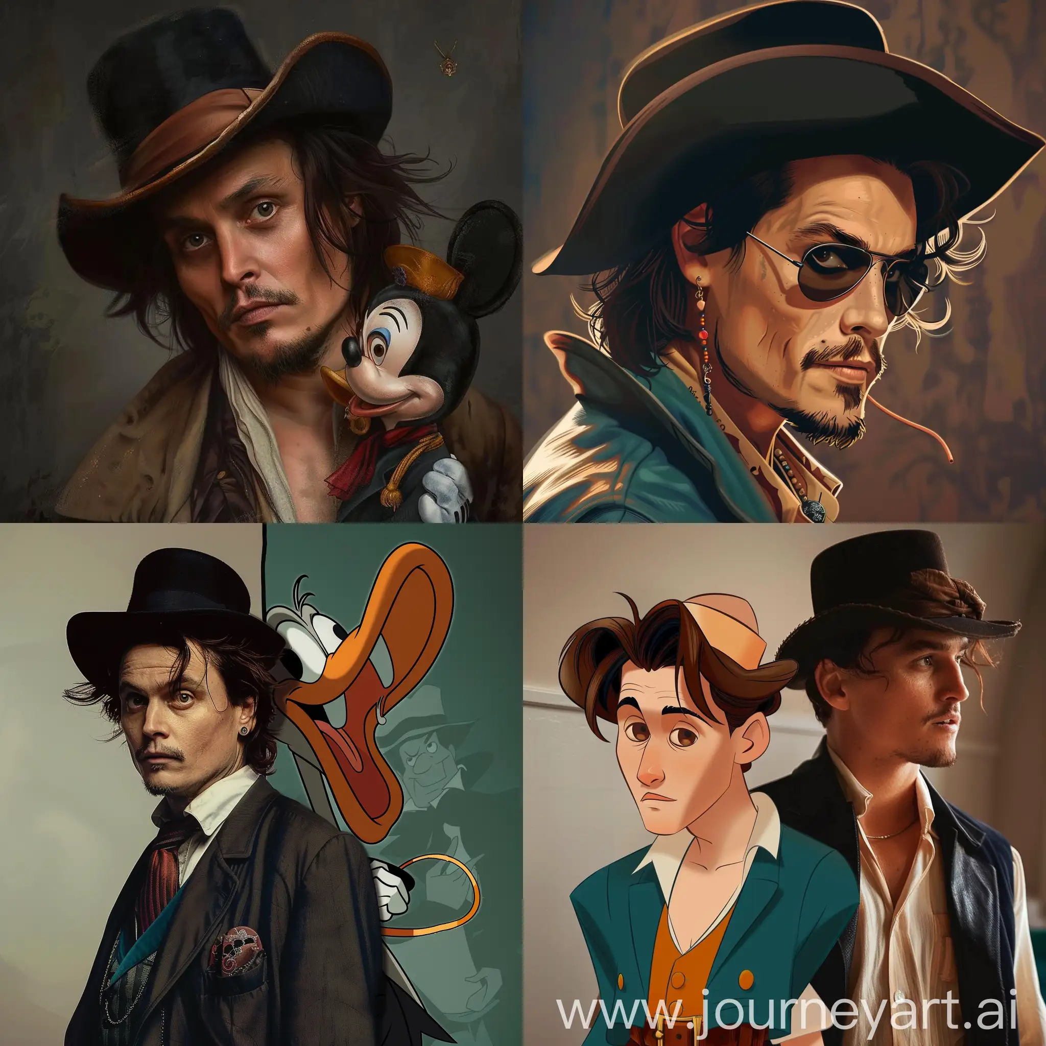 Johnny-Depp-as-a-Classic-Disney-Cartoon-Character