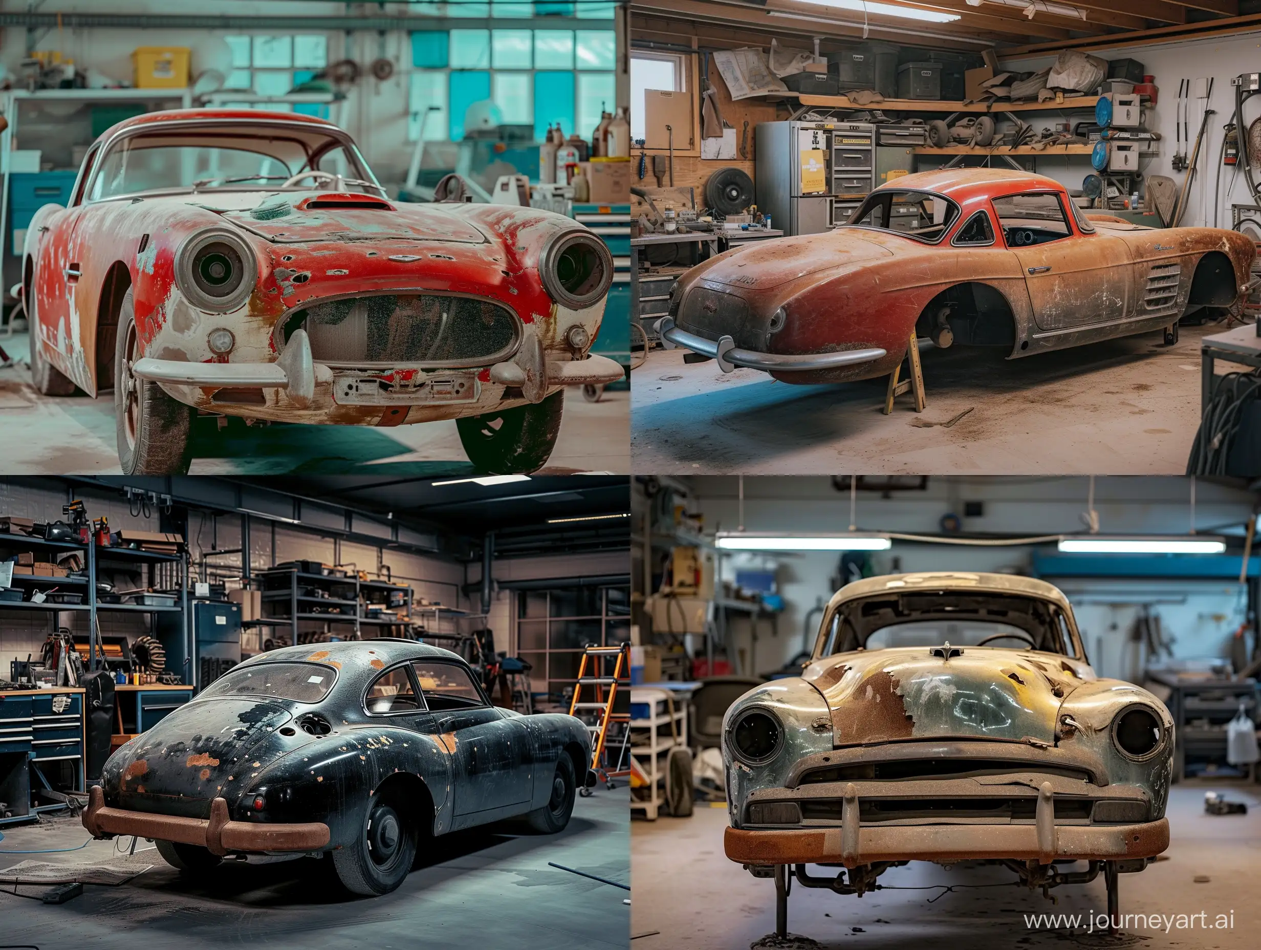 Restoring-Classic-Car-in-Garage-Vintage-Auto-Renovation-Scene