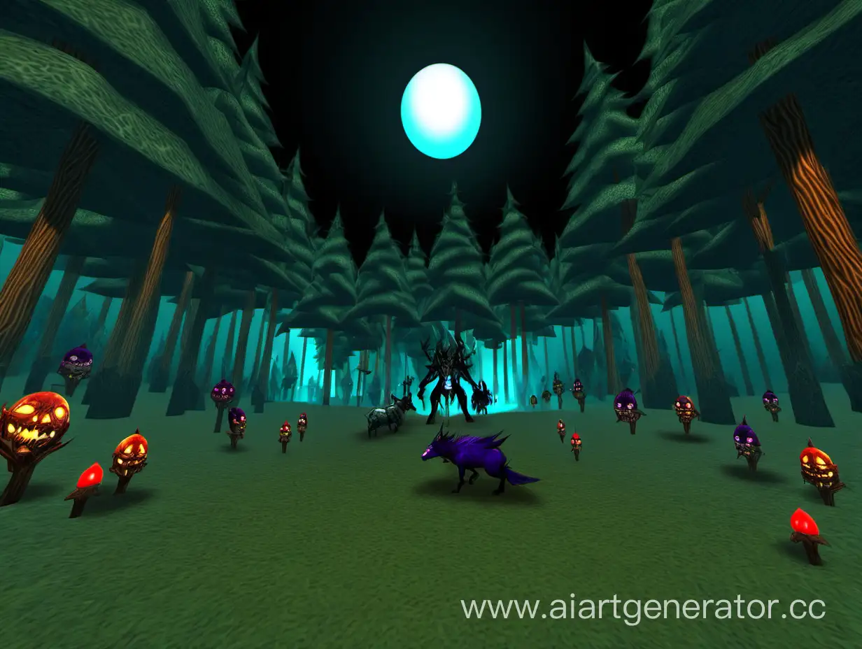 Enchanting-Dark-Dream-World-Forest-in-Online-MMORPG