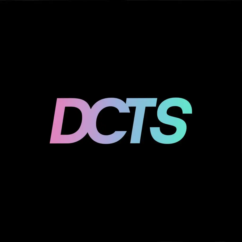 a logo design,with the text "DCTS", main symbol:modern,Minimalistic,be used in Internet industry,clear background