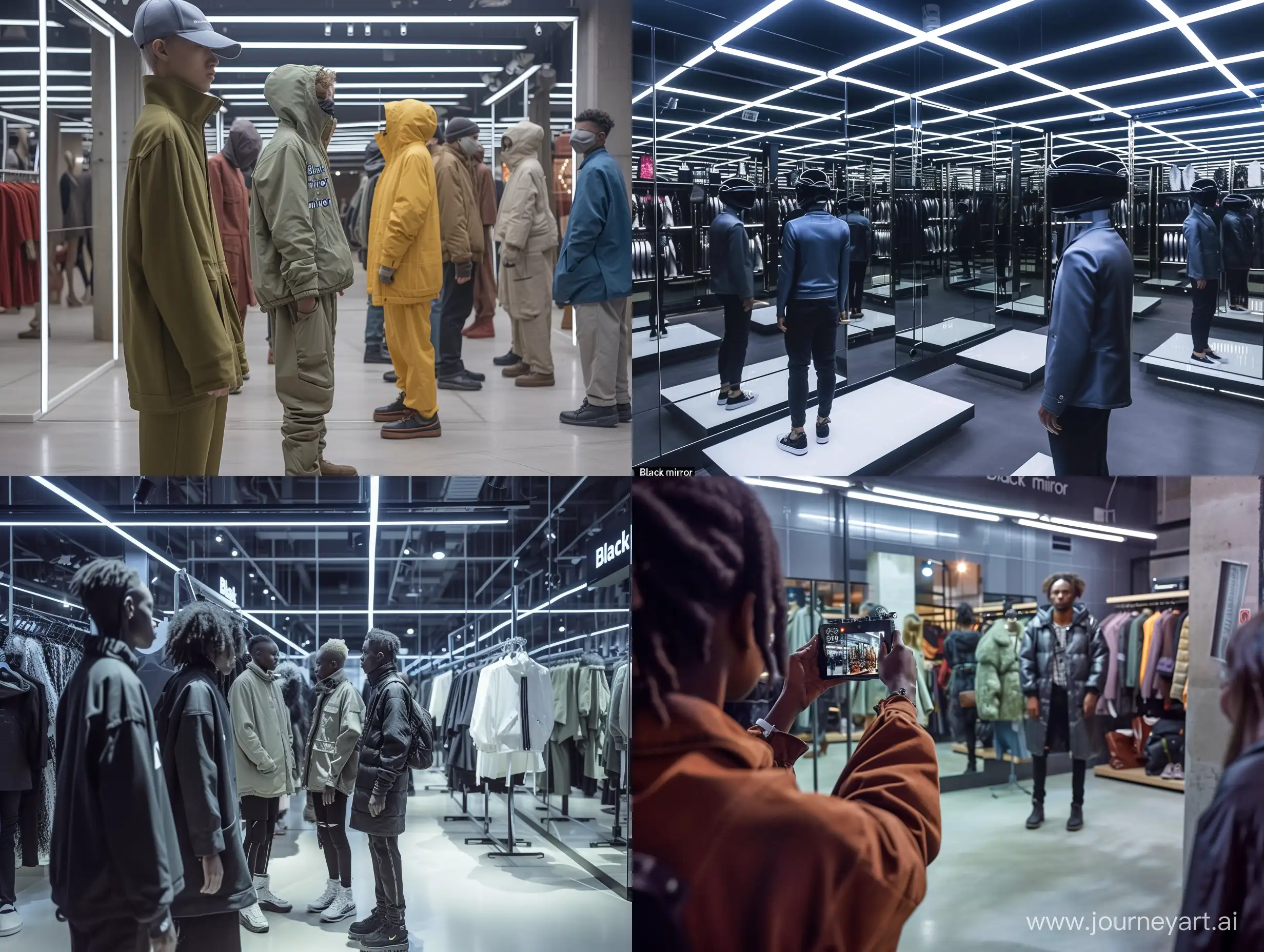 HyperRealistic-Fashion-Store-Collaboration-Scene-Inspired-by-Black-Mirror-Series