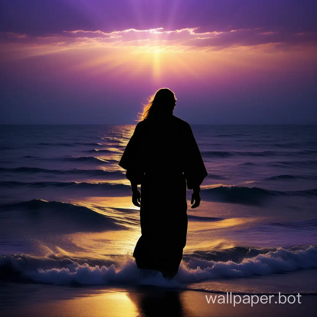 Divine-Serenity-Jesus-Walking-on-Water-in-Radiant-Glory