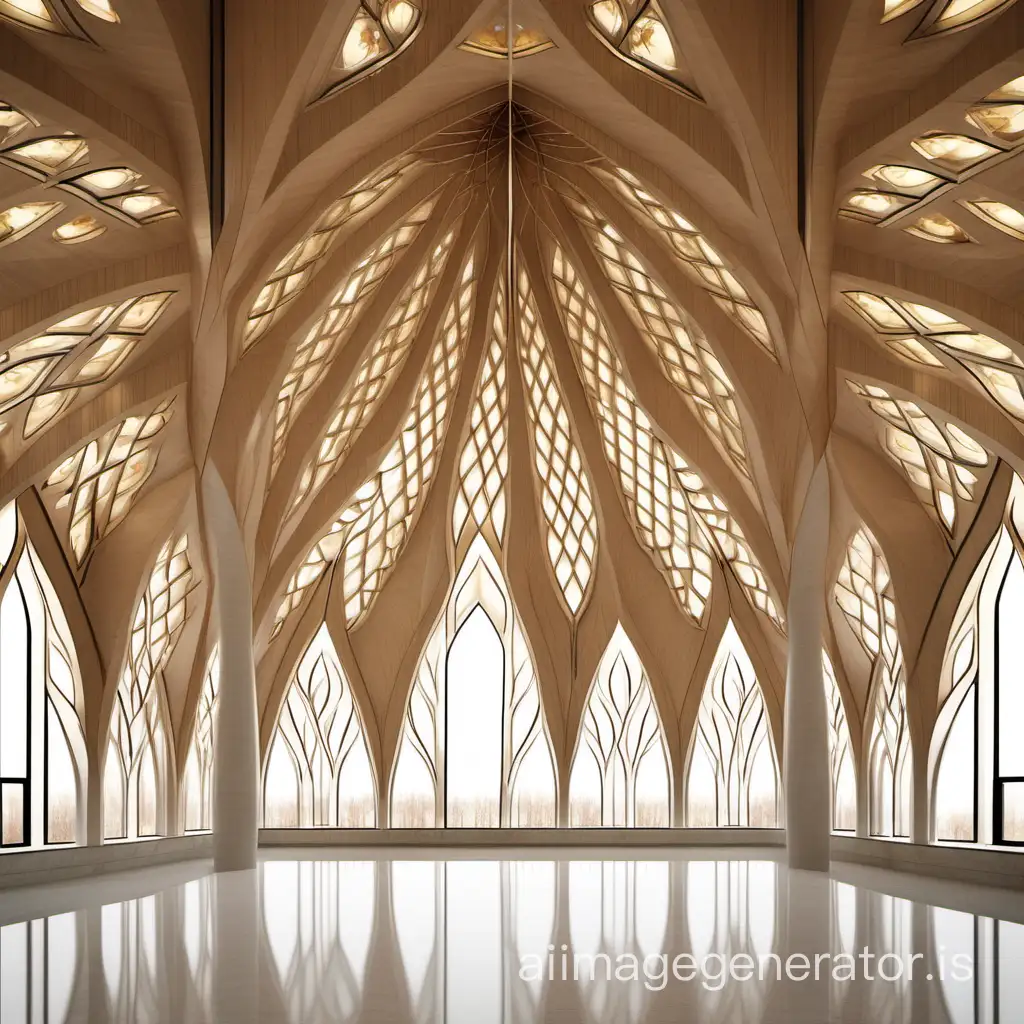 maple tree leaf mosque design based in Canada