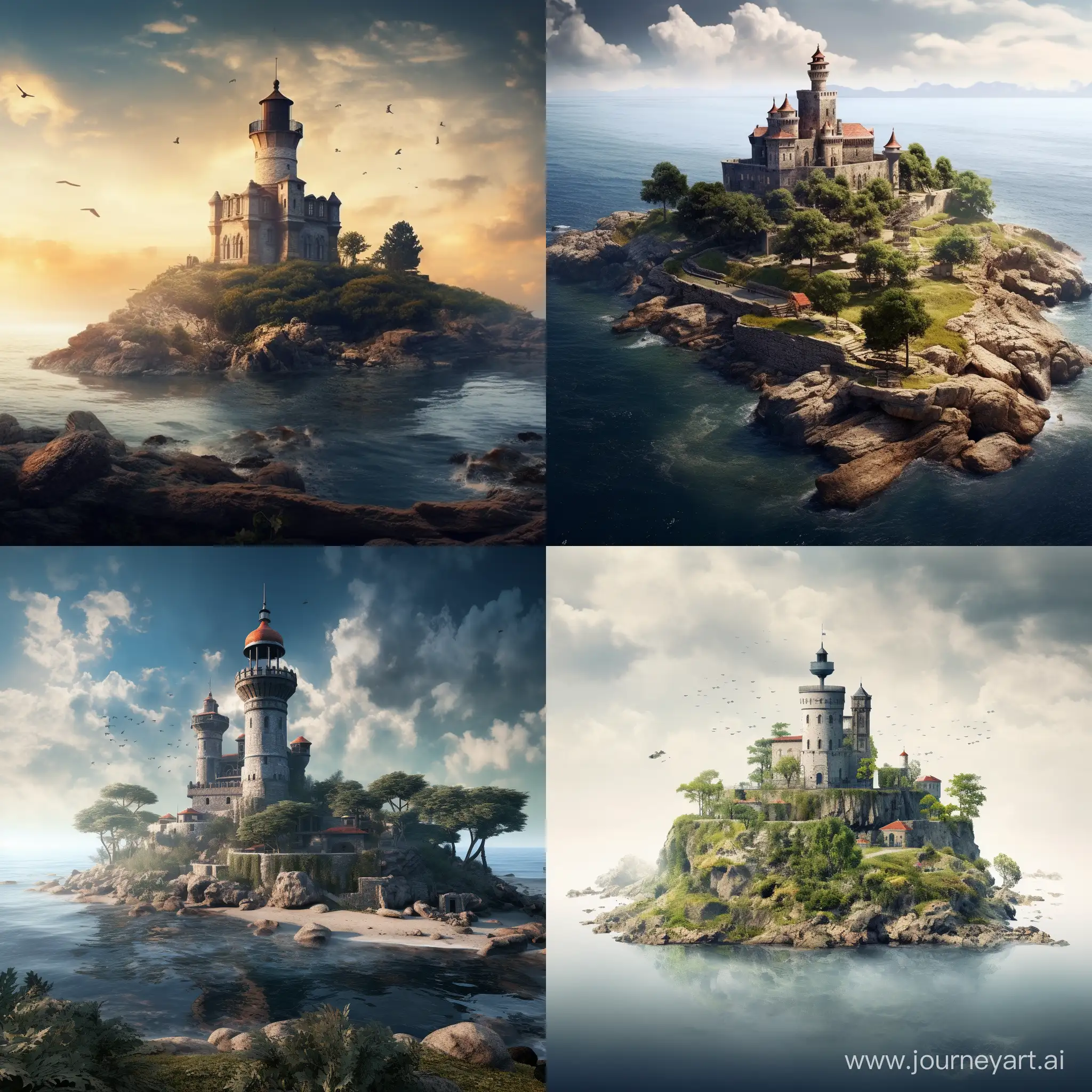 Realistic-Maidens-Tower-Island-in-Istanbul-Architectural-Marvel-in-11-Scale
