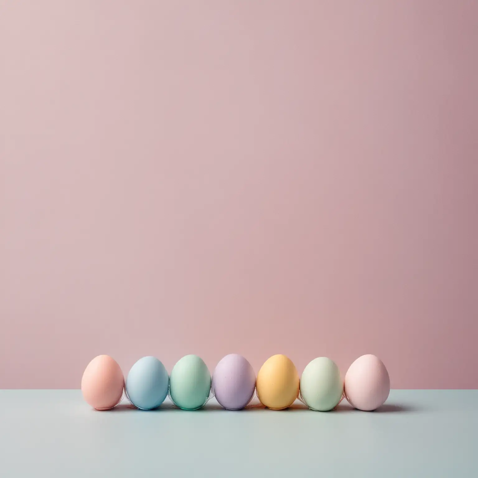 Pastel Minimalist Easter Egg Display