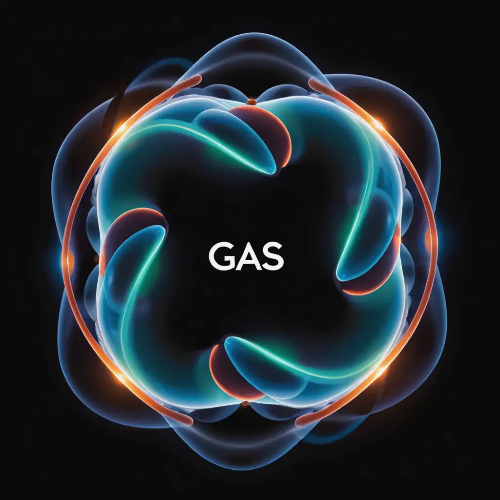 Genera la portada de un single llamado ‘Gas’ en relación al tercer estado de la materia