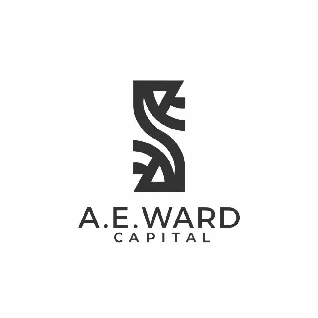 a logo design,with the text "A.E. Ward Capital", main symbol:combine the letters A and E,complex,be used in Internet industry,clear background