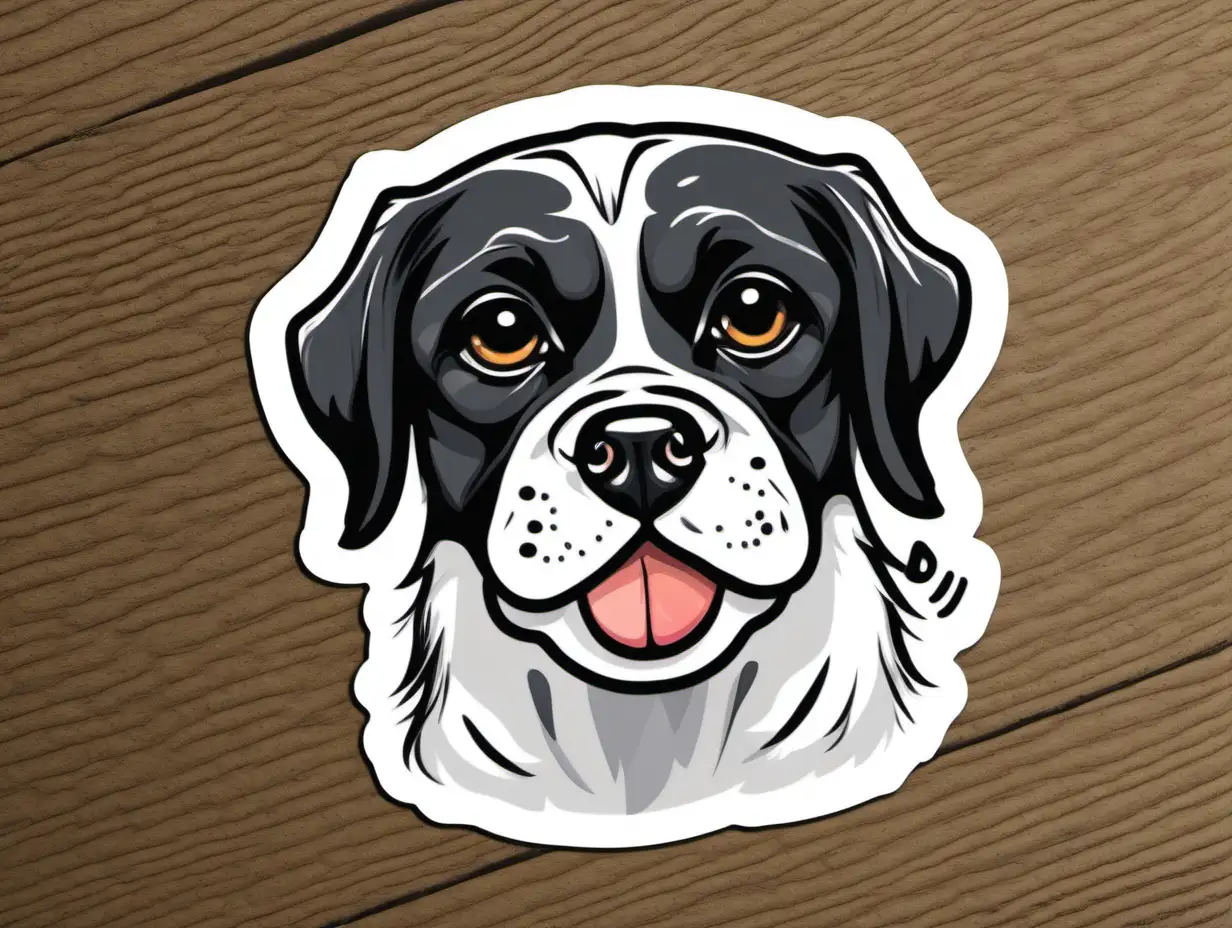 Dog attitude Sticker
