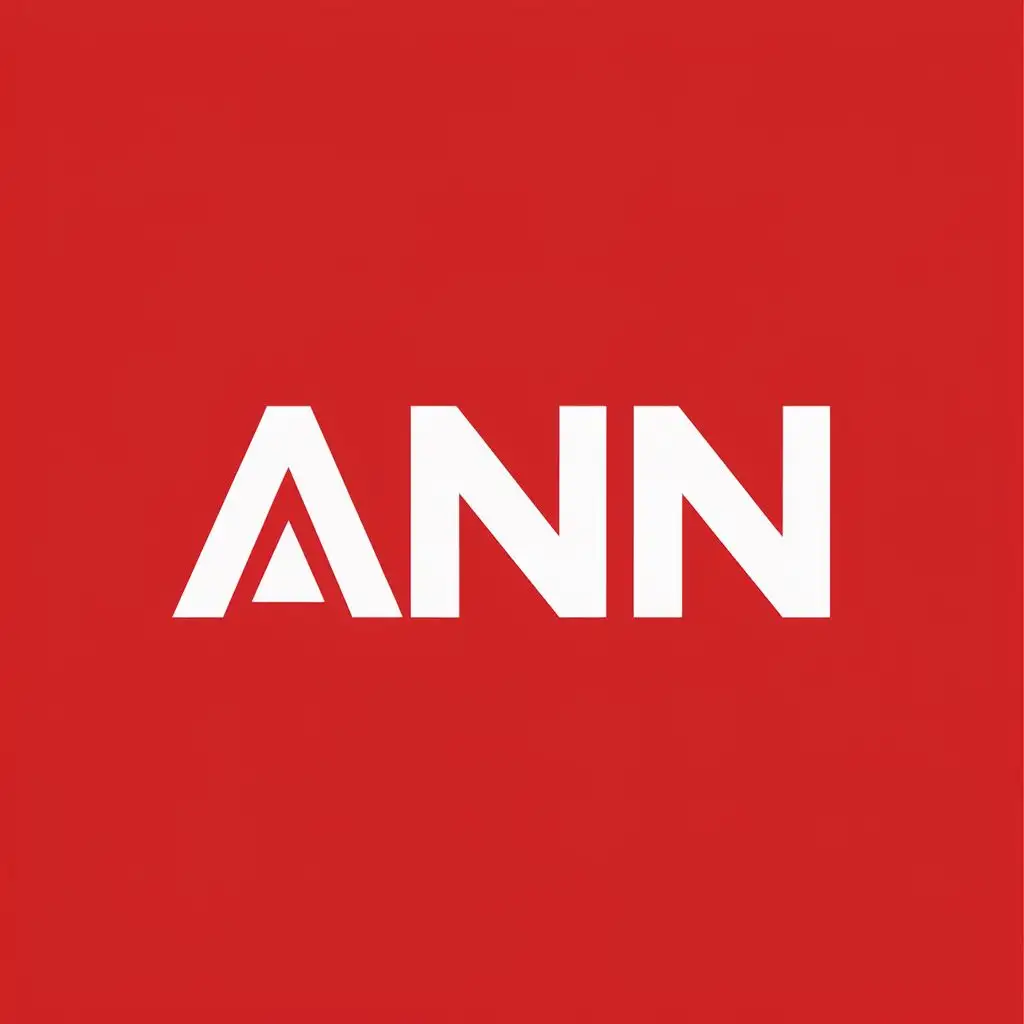 logo, Letters, with the text "ANN", typography, be used in Internet industry