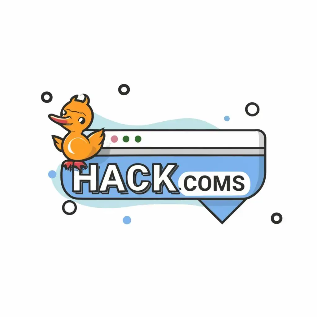 LOGO-Design-For-HACKCOMS-Sleek-Duck-Search-Bar-with-Bold-Typography-for-the-Tech-Industry