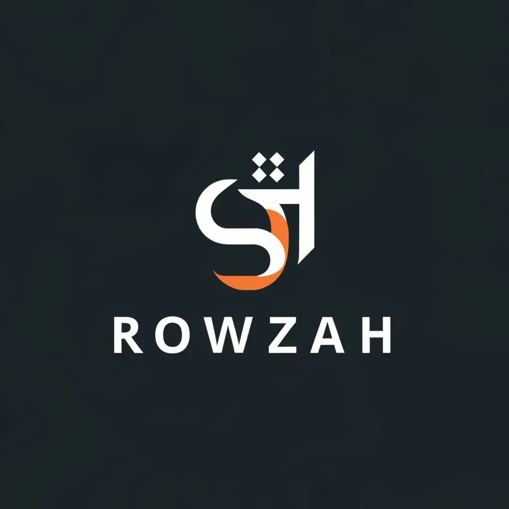 a logo design,with the text "Rowzah", main symbol:Namaz,Minimalistic,be used in Internet industry,clear background