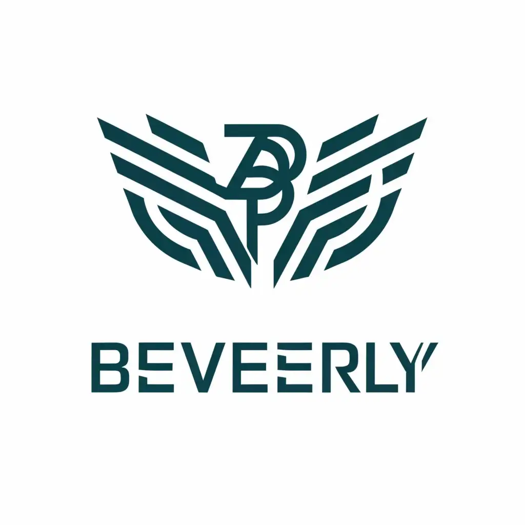a logo design,with the text "Beverly", main symbol:Wings, Beverly,complex,be used in Automotive industry,clear background