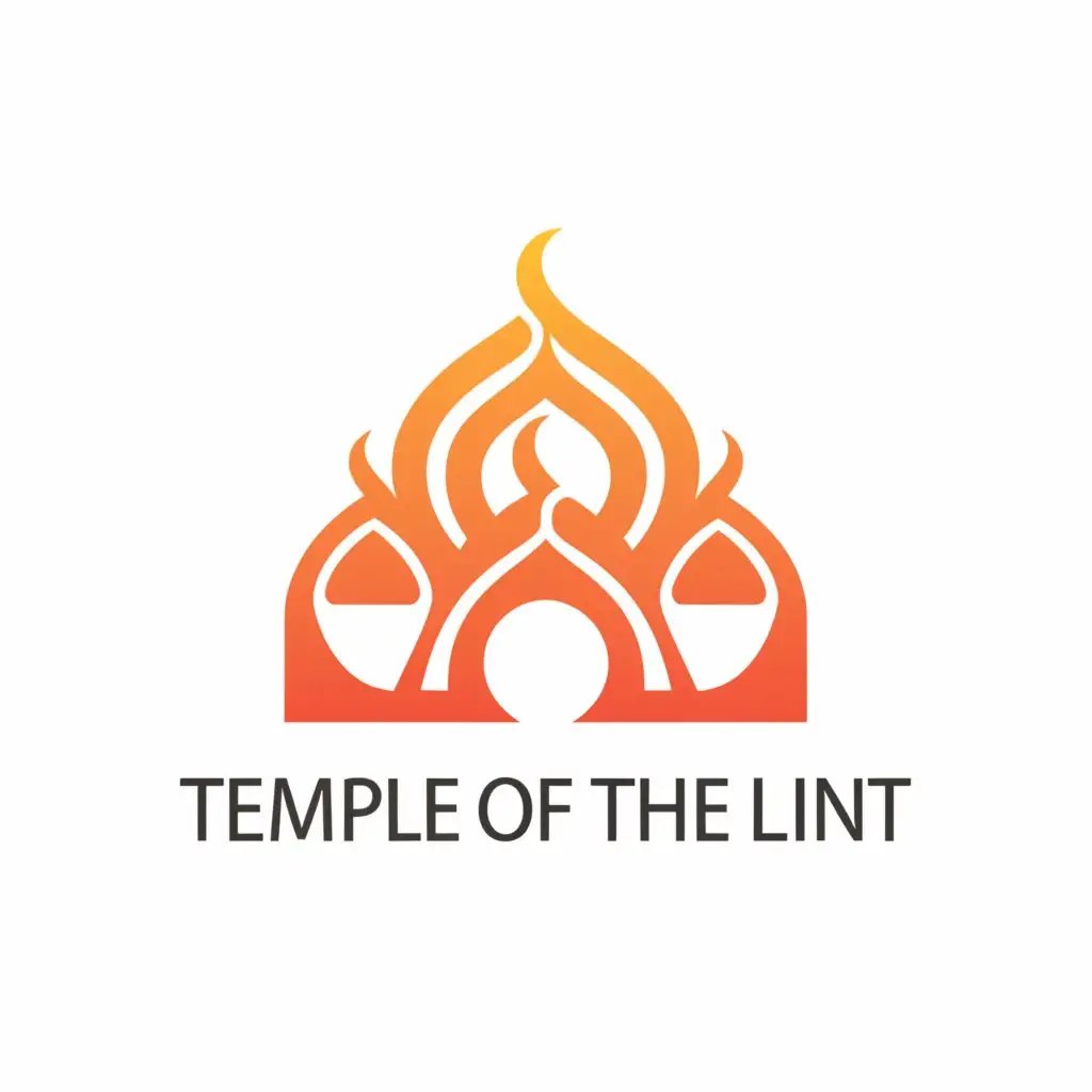 a logo design,with the text "Temple of the Lint", main symbol:Temple,Moderate,be used in Nonprofit industry,clear background