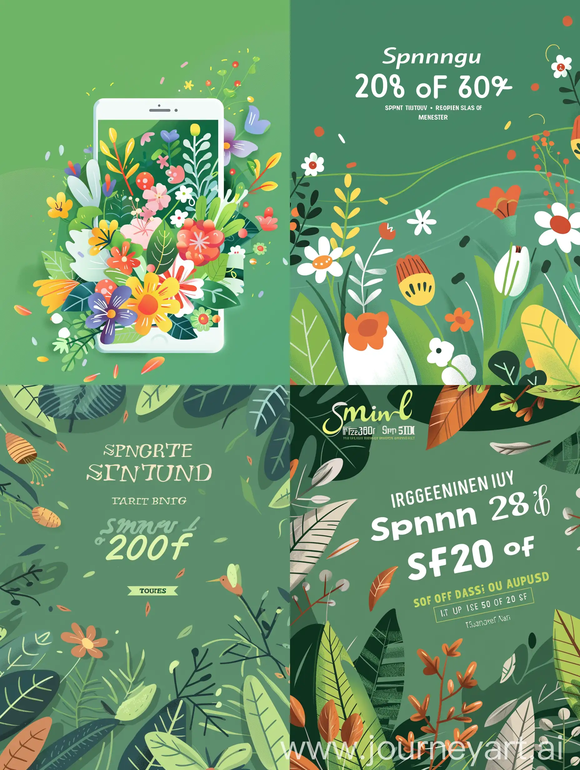 Spring-Enrollment-Save-20-on-Tuition-with-Vibrant-Green-Background