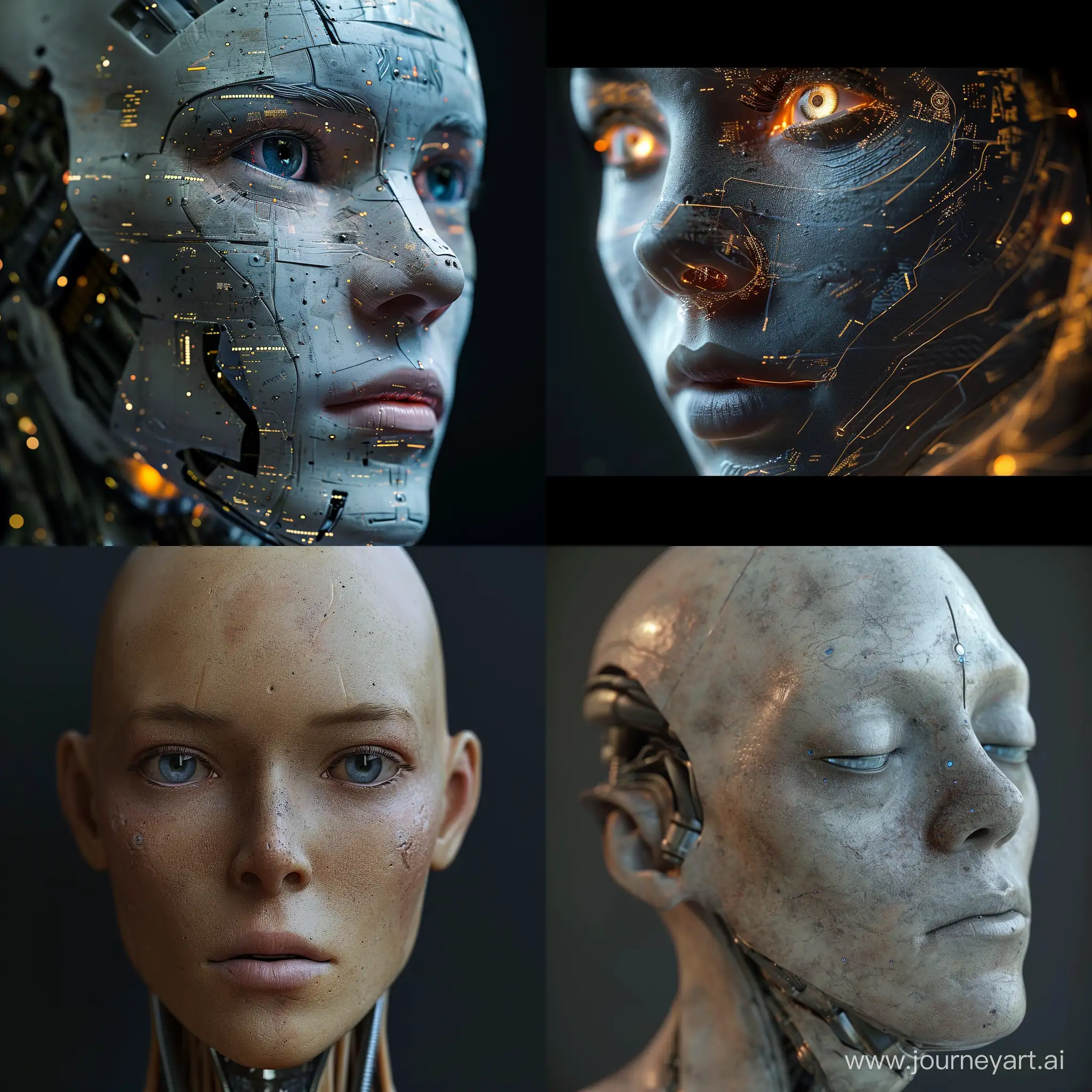 Future Human face in 100 years 
