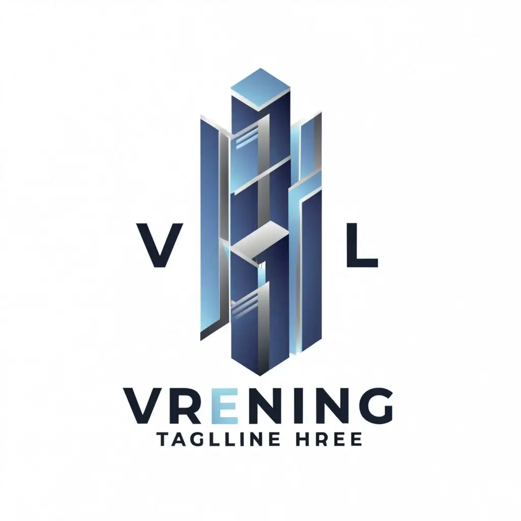 a logo design,with the text "V/ L", main symbol:Vertical Livings, be used in Real Estate industry