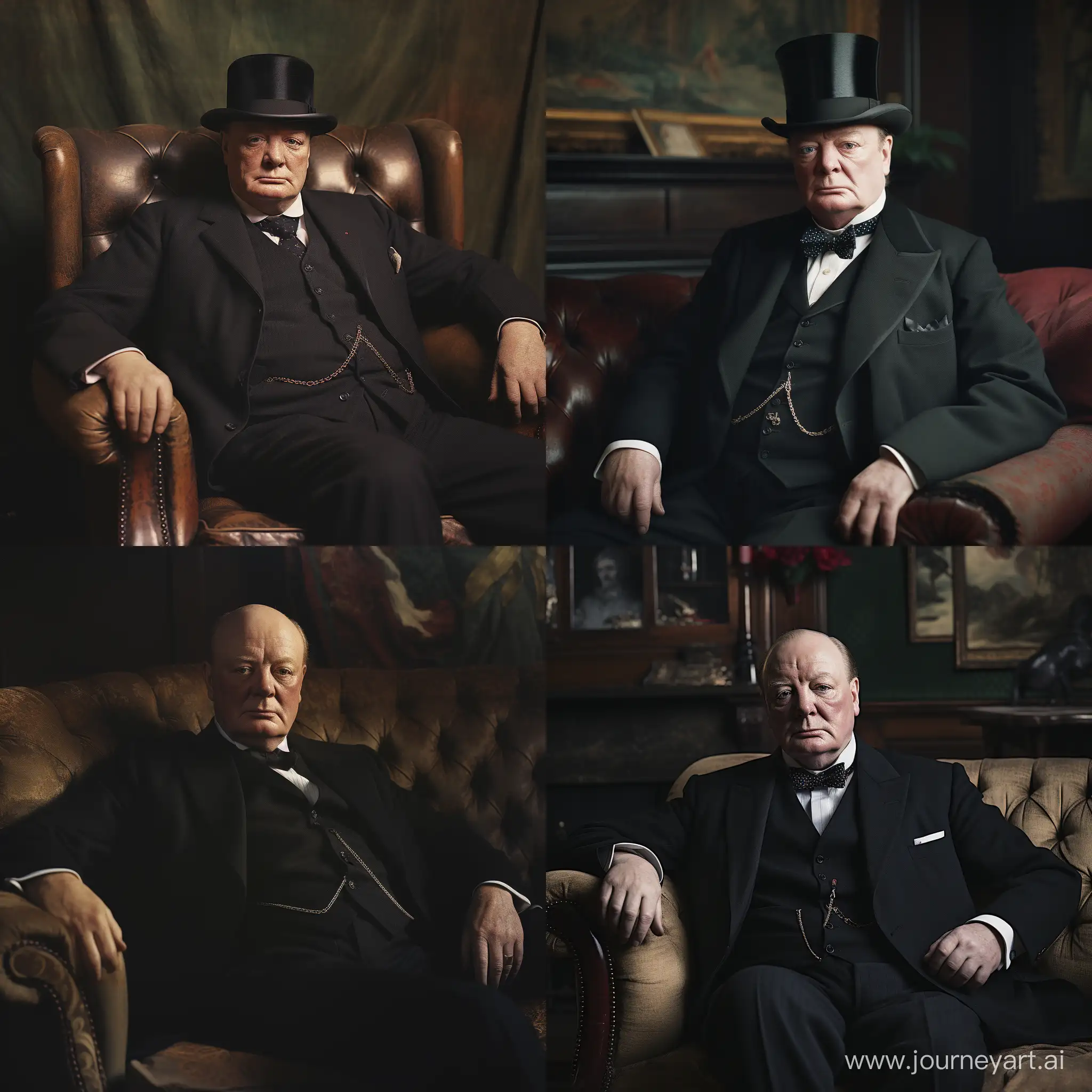 Winston-Churchill-Portrait-in-11-Aspect-Ratio