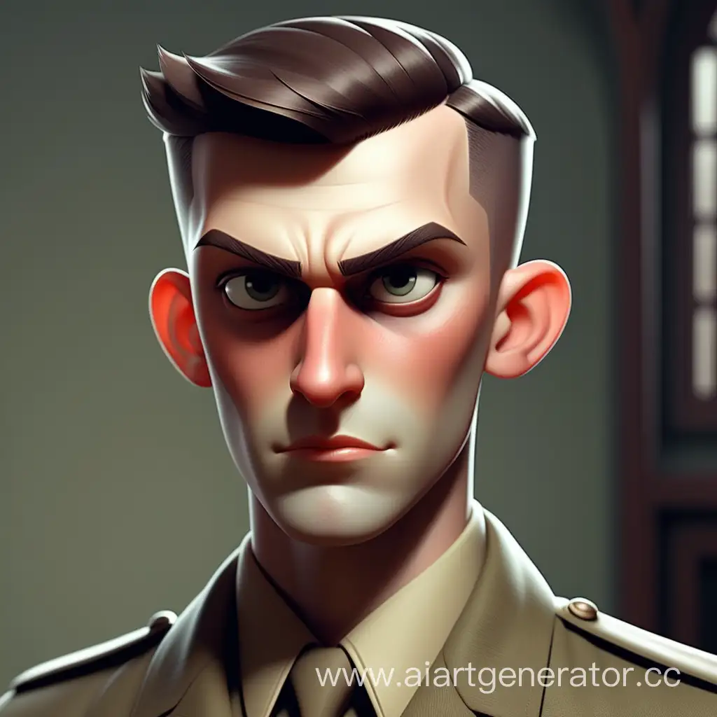 Young-CleanShaven-Secret-Spy-and-Soldier-with-Sharp-Features