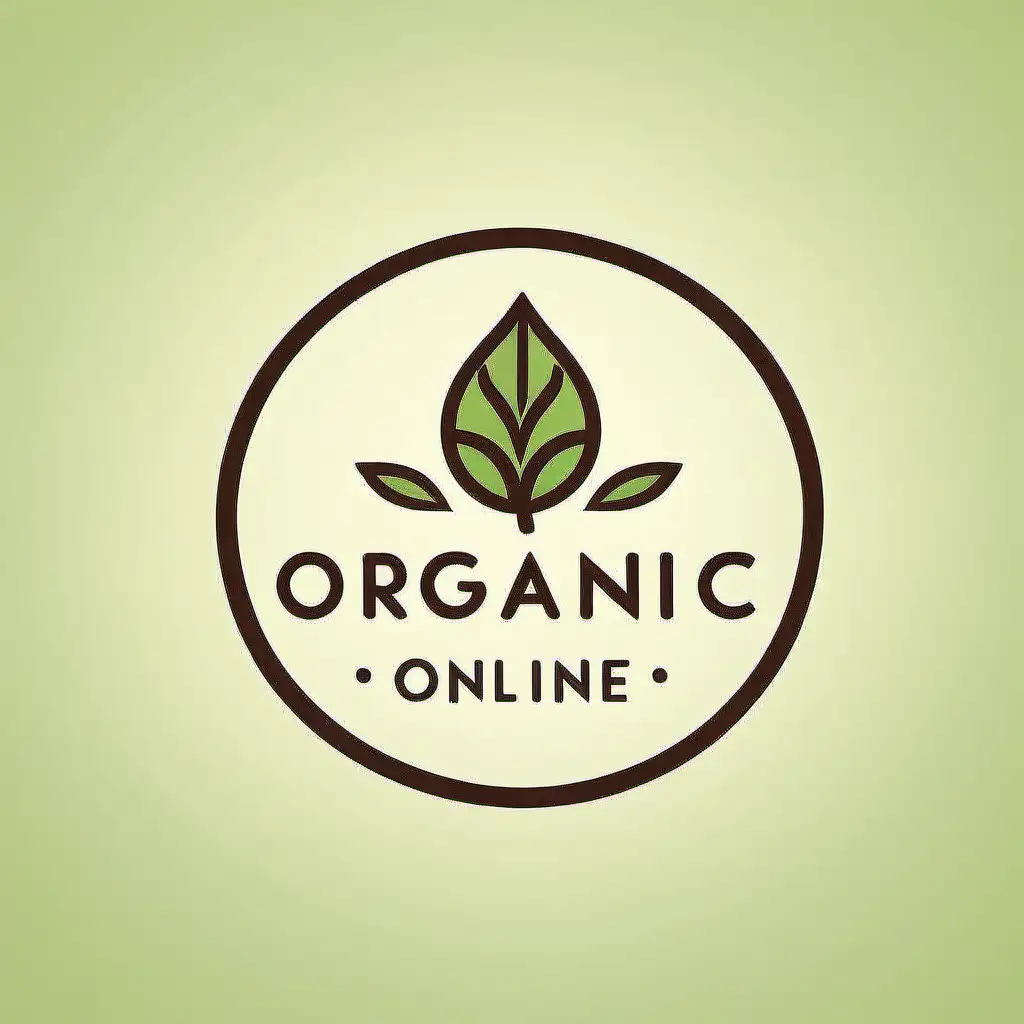 Organic Online Artistic and Unique Business Logo Design