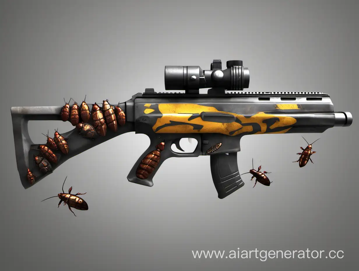 AKR-Weapon-Skin-in-STANDOFF-2-Style-with-Cockroach-Decorations