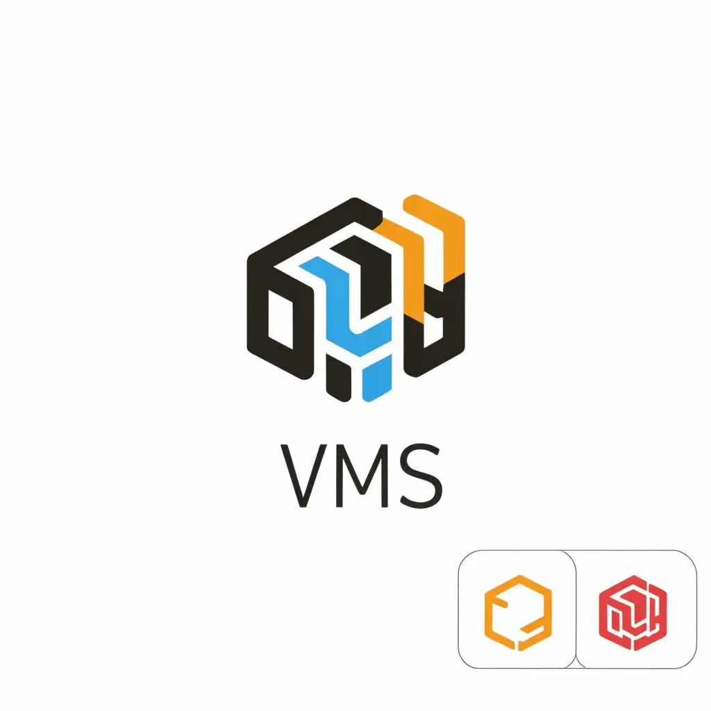 a logo design,with the text "vms", main symbol:printing house,Minimalistic,be used in Technology industry,clear background