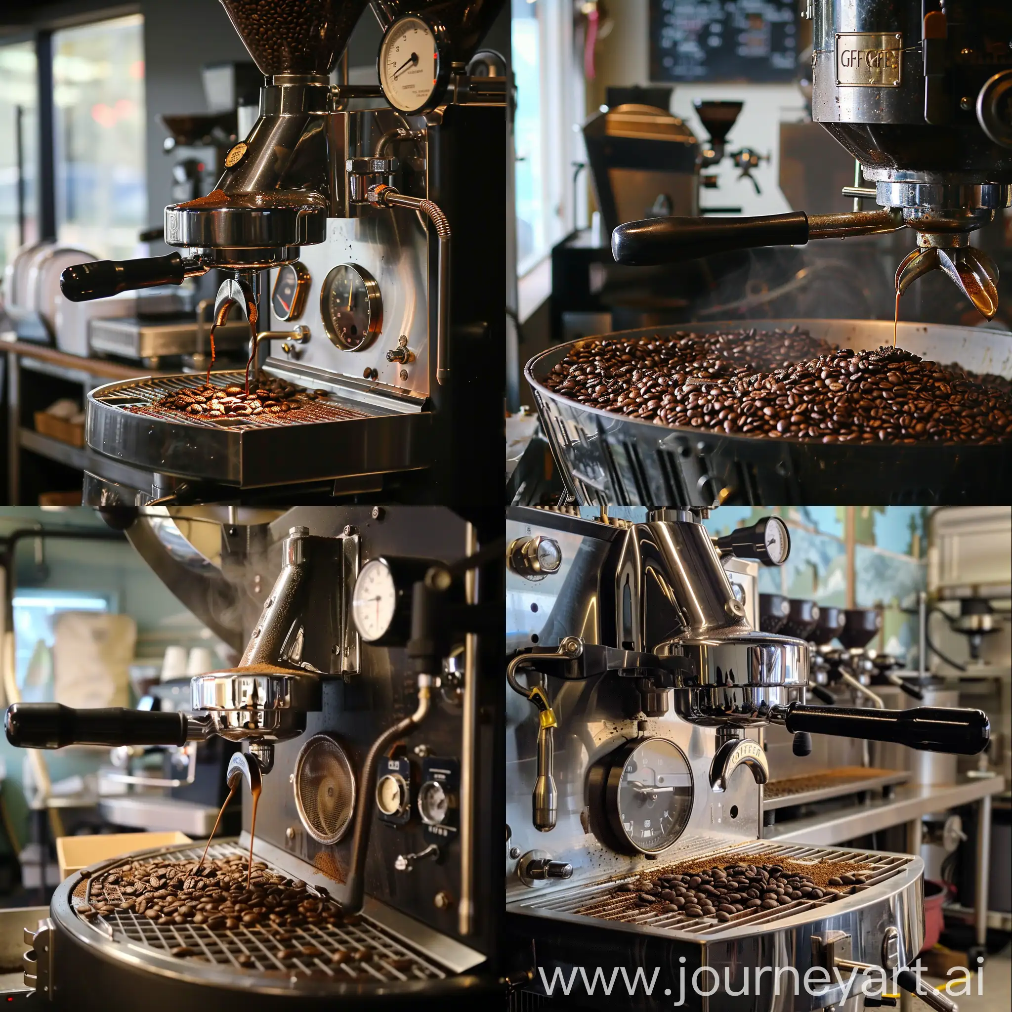 Artisanal-Coffee-Roaster-in-Action