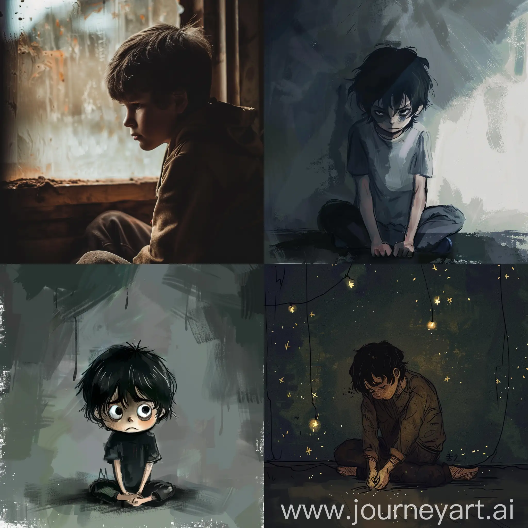 the kid with depression and loneliness