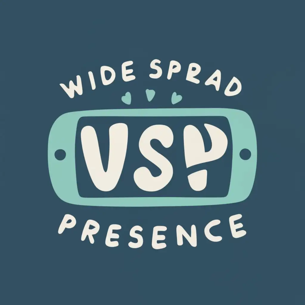 logo, digital, with the text "Wide spread Presence:", typography, be used in Internet industry