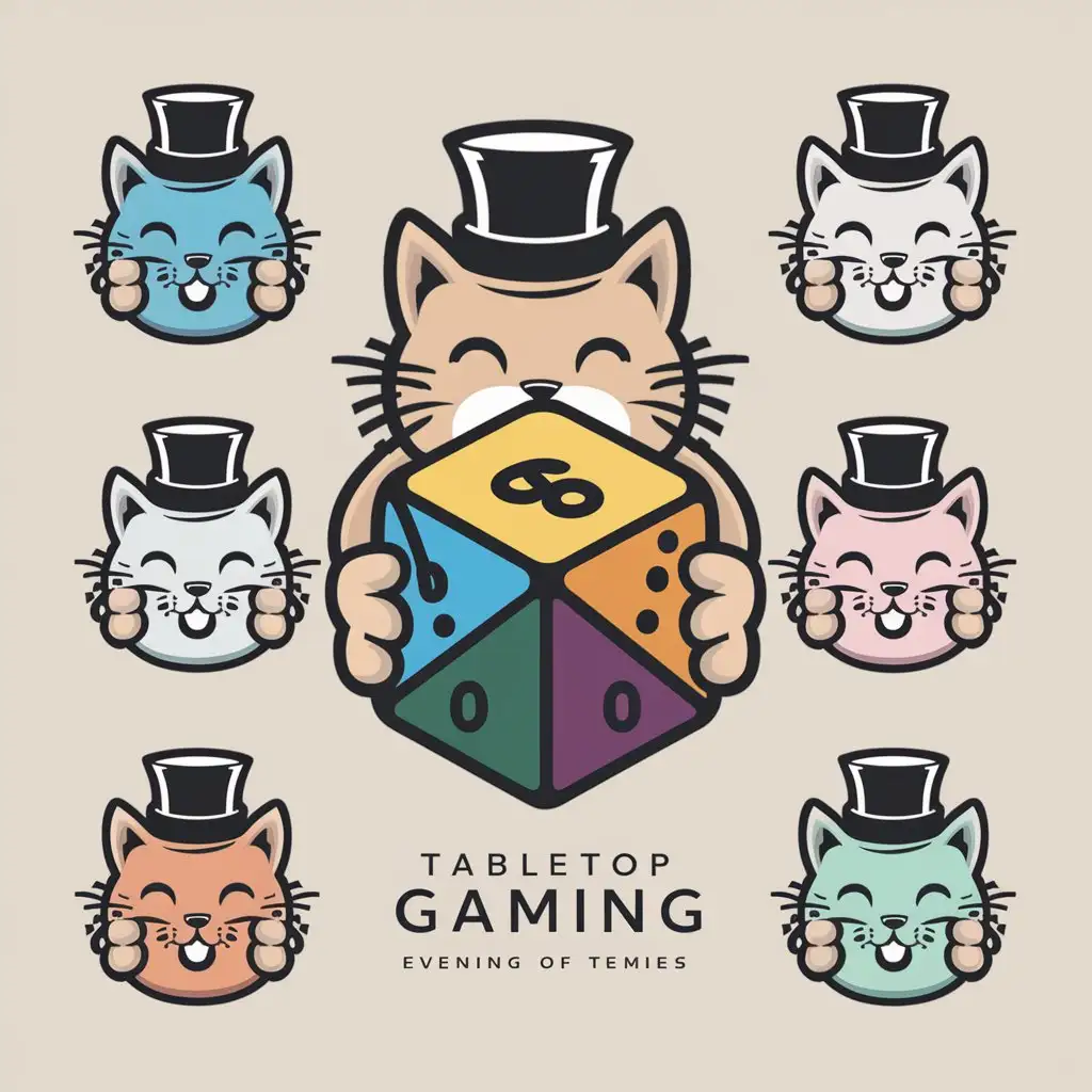 CatThemed-Board-Game-Night-Logo-Featuring-Dice